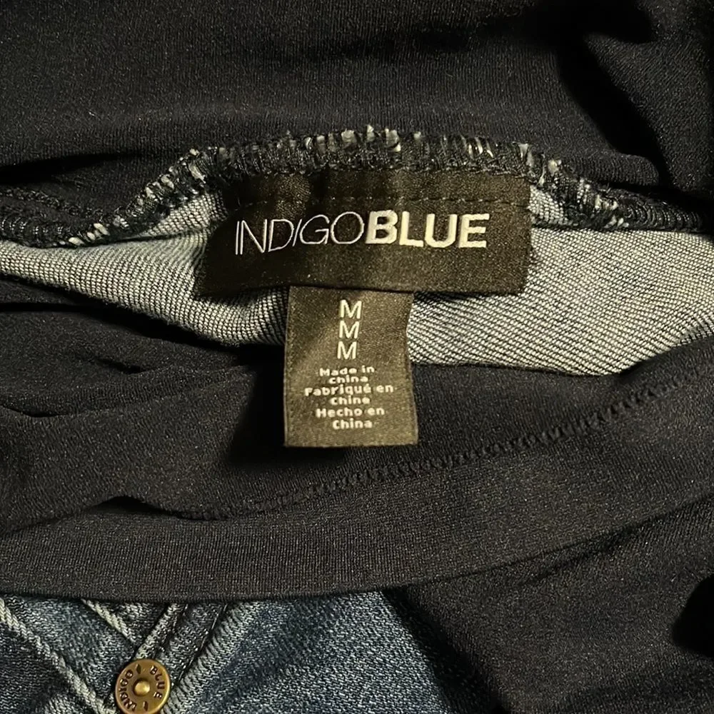 Womens’ Indigo Blue Maternity Jeans Size M
